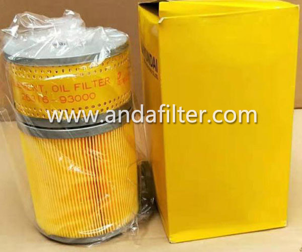 High Quality Oil Filter For Hyundai 26316-93000